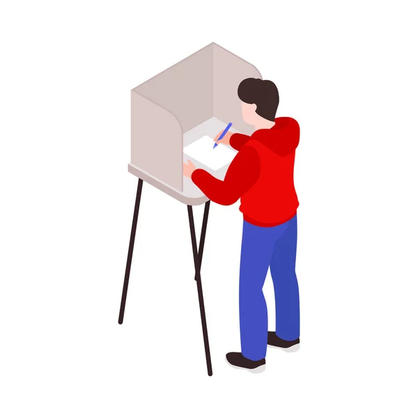 Isometric Elections Icon — Stock Vector