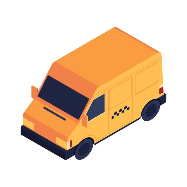 Taxi Van Icon — Stock Vector