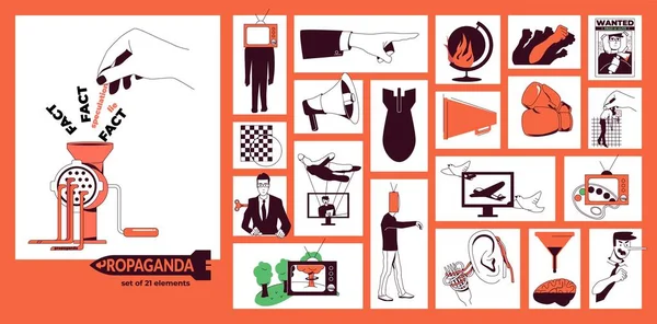 Propaganda Düz Kompozisyonu