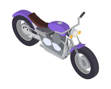 İzometrik motosiklet simgesi