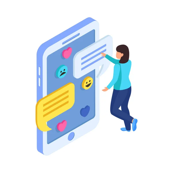 Online Chatting Icon — стоковий вектор