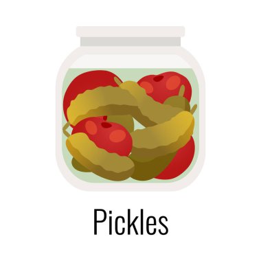 Pickles Glass Can Composition