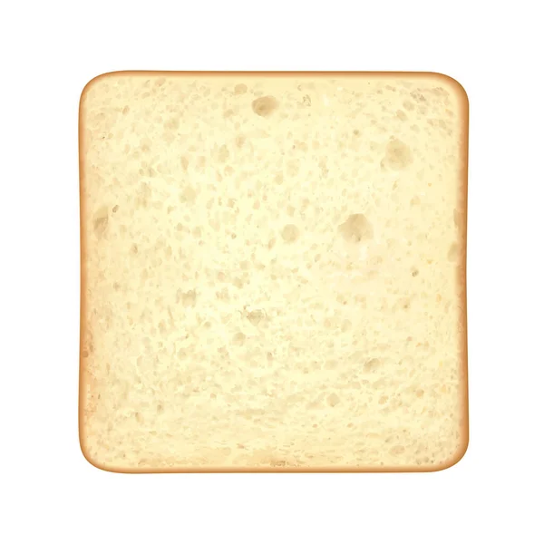 Fresh Toast Slice Composition — Stockvektor