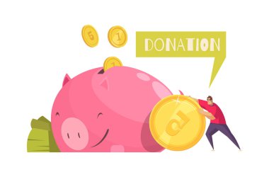Piggy Bank Yardım Kompozisyonu