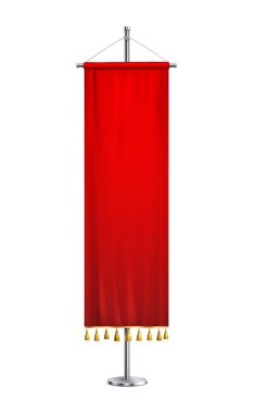 Kırmızı Pennant Tassel Kompozisyonu