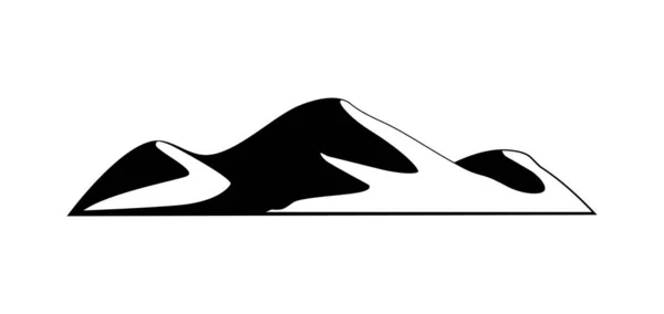 Mountain Hills Landscape Composition — Stock vektor