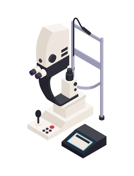 Eye Sight Scanner Composition — Stock Vector