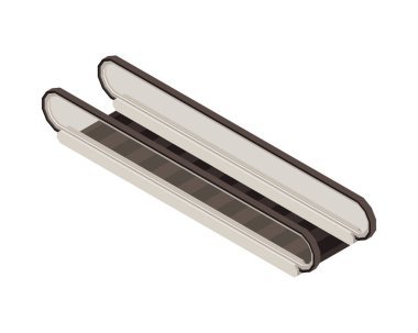 Hareketli Kaldırımlar Isometric Kompozisyonu