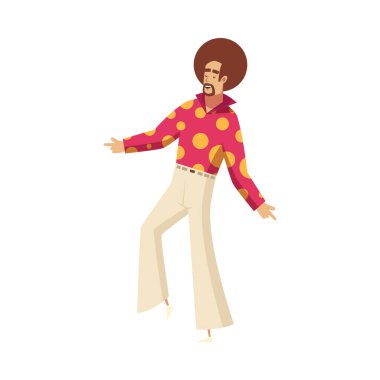 Disco 80s Man Composition
