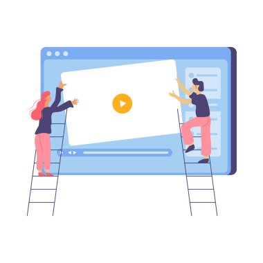 Web Sitesi Oyuncu Yapılandırma Kompozisyonu