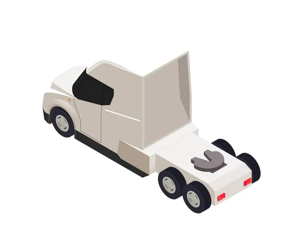 American Truck Isometric Composition — Stockový vektor