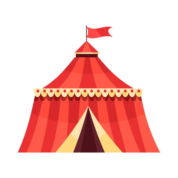 Zirkus Big Top Komposition — Stockvektor
