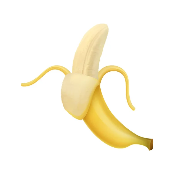 Open Banana Fruit Composition — Image vectorielle