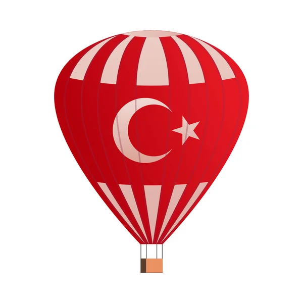 Air Balloon Turkey Composition — стоковий вектор