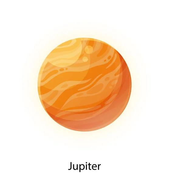 Júpiter Planeta Espacial Composición — Archivo Imágenes Vectoriales