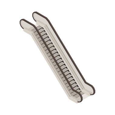 Isometric Hareketli Kaldırım Kompozisyonu