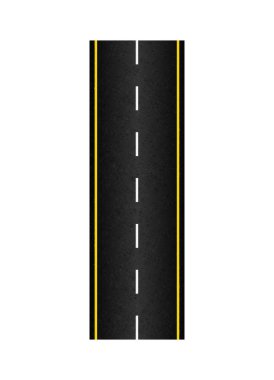 Yol Üstü Görünümü Kompozisyonu