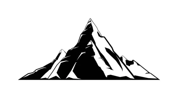 Mountain Peak landschap samenstelling — Stockvector