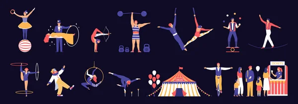 Ensemble plat Cirque — Image vectorielle