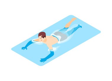 Havuz Yüzme Aquapark Kompozisyonu