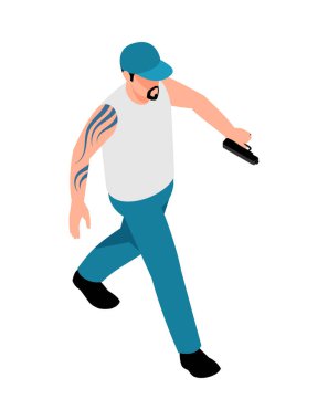 Silahlı Suçlu Kompozisyonu