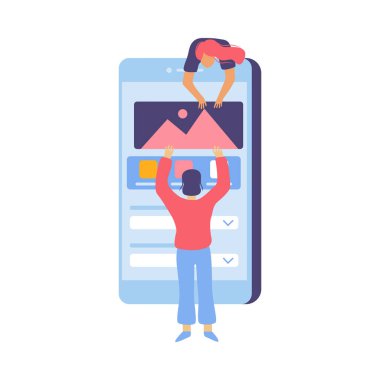 Mobil Sayfa Geliştirme Kompozisyonu