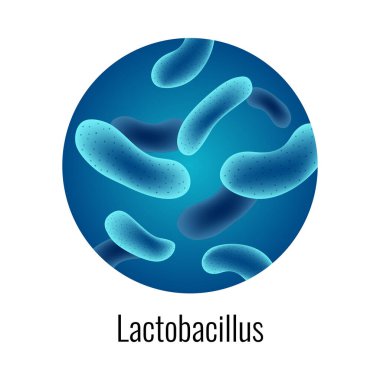 Probiotics benefits human body health composition with isolated image and editable text vector illustration