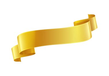 Boş arkaplan çizimi üzerinde renkli, izole edilmiş makara şekilli gerçek kurdele kompozisyonu