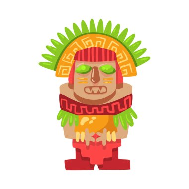 Maya uygarlık kültürü, boş arkaplan vektörü çizimi üzerine kabile karalama resmi ile kompozisyonu