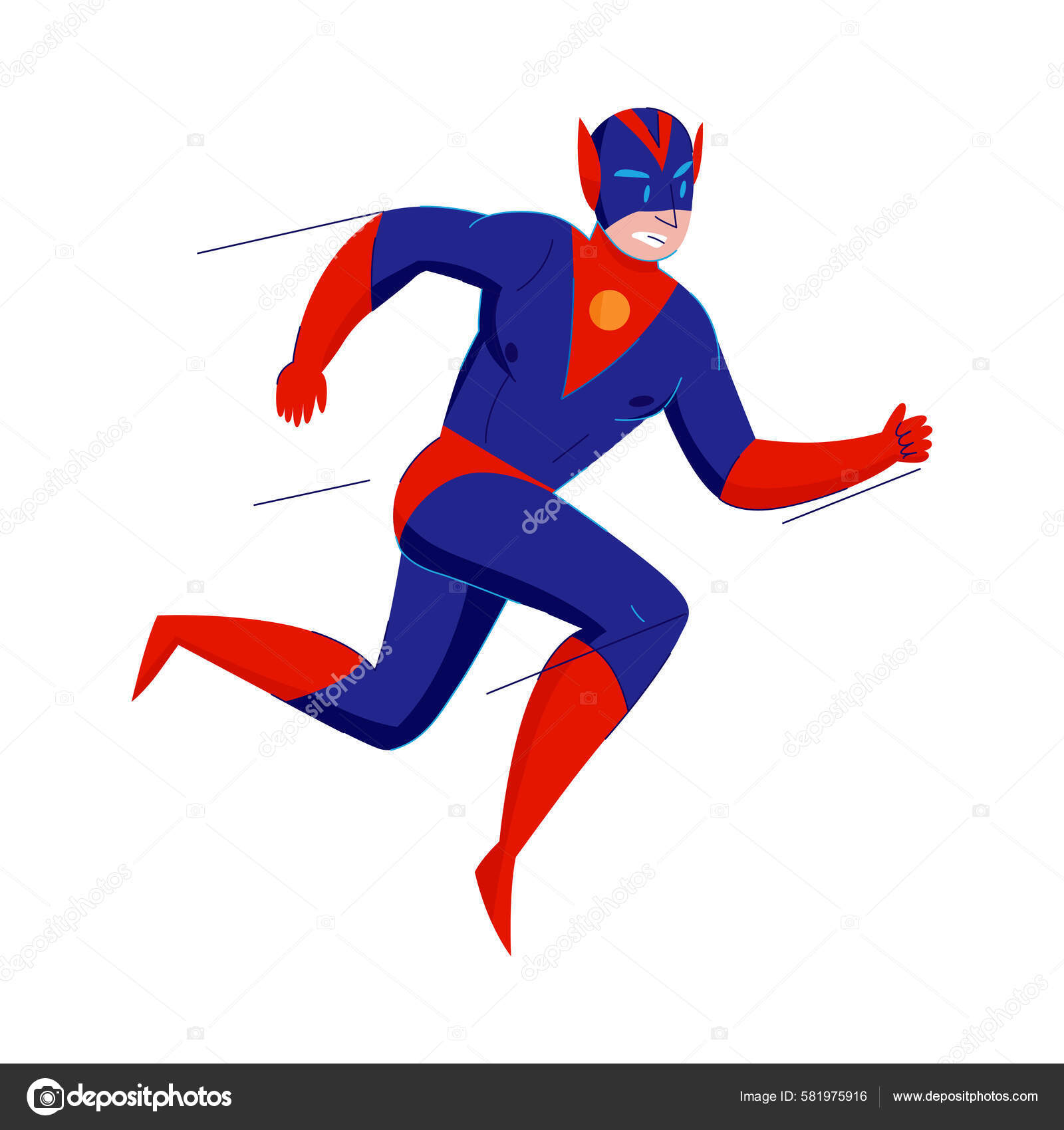 Standing Superhero Vector Male Character Action Poses Stock Illustration -  Illustration of graphic, game: 170423021