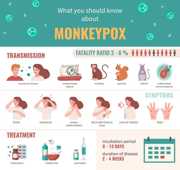 Conjunto Infografías Del Virus Varicela Con Formas Transmisión Tratamiento Síntomas — Archivo Imágenes Vectoriales