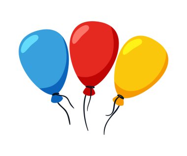 Boş arkaplan vektör illüstrasyonunda izole edilmiş klasik çizgi film tarzı resim ile sirk kompozisyonu