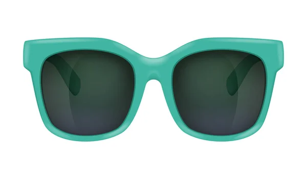Modern Trendy Sunglasses Color Frames Realistic Vector Illustration — Vector de stock