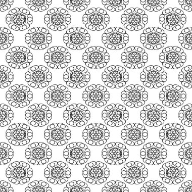 Kusursuz desen, daireler çiziyor. Tasarım için doku. Görüntü.