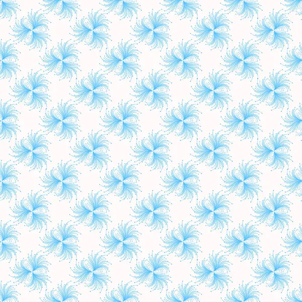 Nahtloser Hintergrund Flauschige Blaue Blume Textur Für Design Illustration — Stockfoto