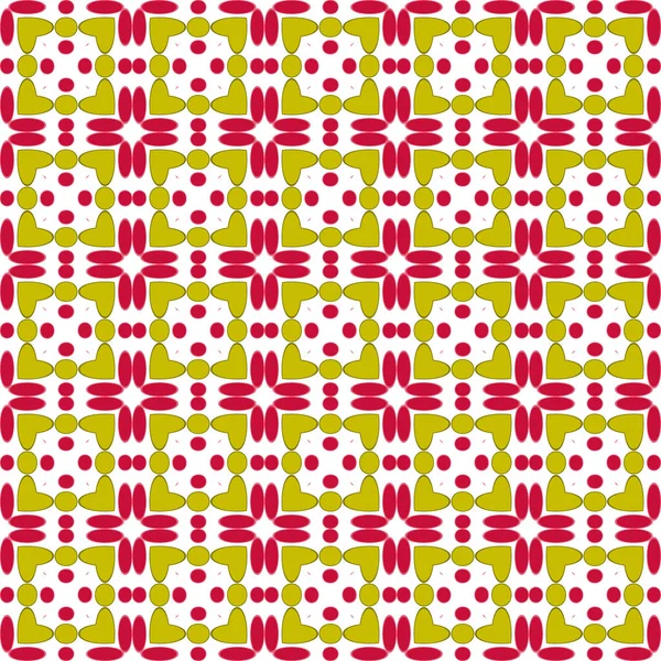 Nahtloser Hintergrund Rote Ovale Textur Für Design Illustration — Stockfoto