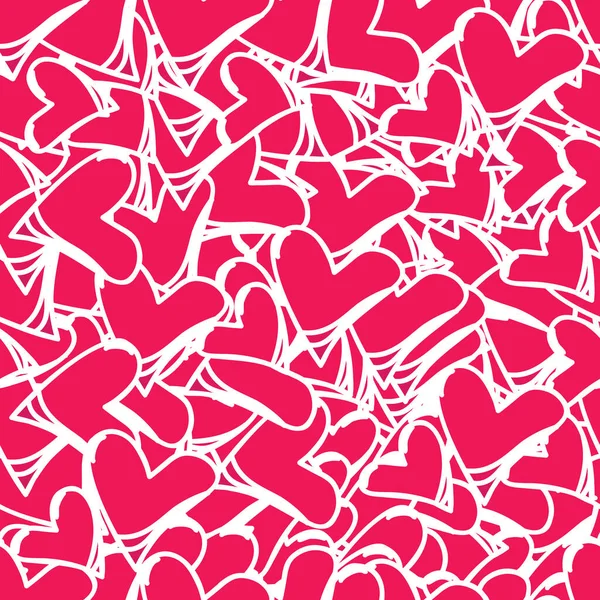 Бесшовный Фон Абстрактные Сердца Текстура Дизайна Иллюстрация — стоковое фото