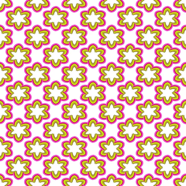 Seamless Background Floral Pattern Texture Design Illustration — Stock Photo, Image