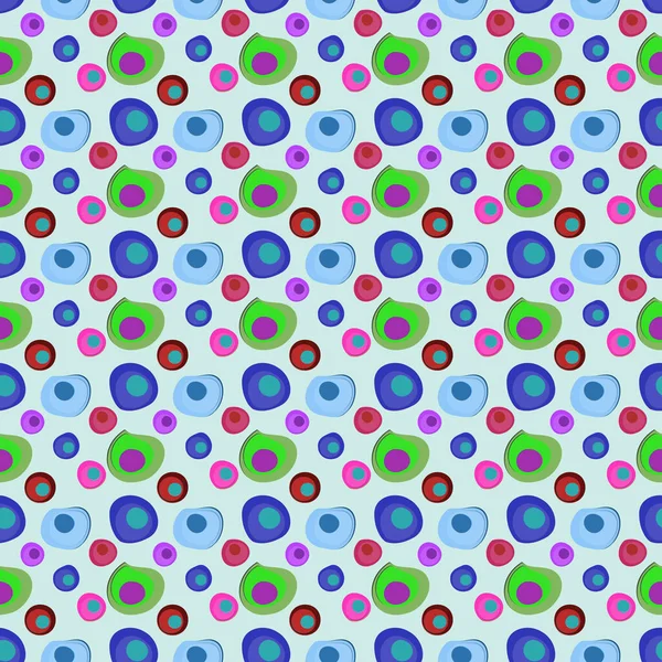 Seamless Background Colored Ovals Texture Design Illustration — Stock Photo, Image