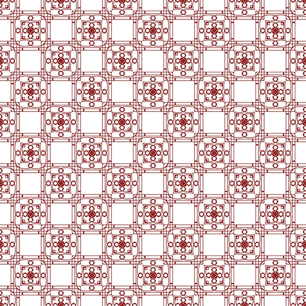 Naadloze Achtergrond Rood Ornament Textuur Voor Design Illustratie — Stockfoto