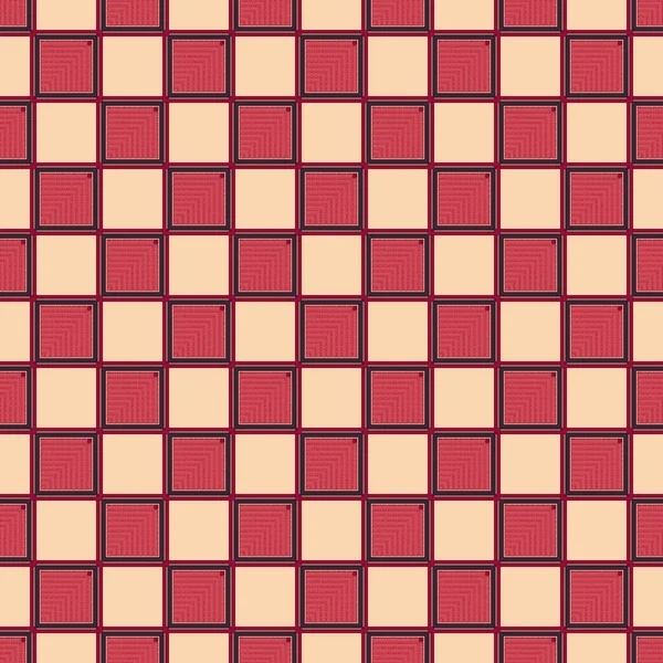 Seamless Background Chess Field Texture Design Illustration — Stock Photo, Image