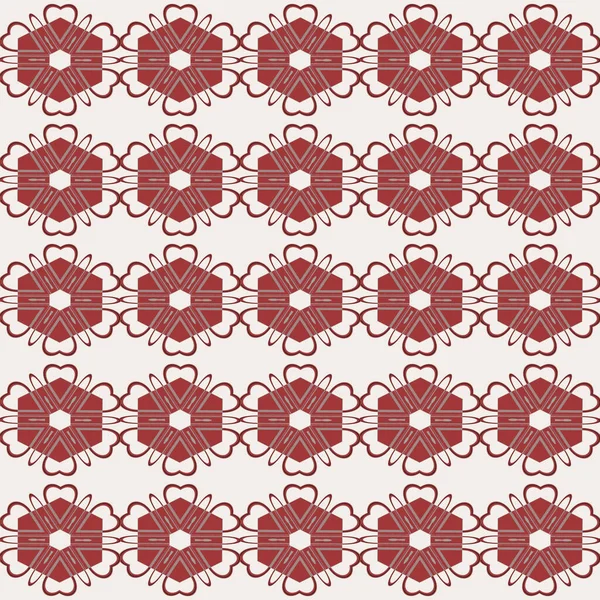Seamless Background Flower Silhouette Texture Design Illustration — Stock Photo, Image