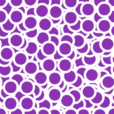 Kusursuz bir arka plan, beyaz daireler. Tasarım için doku. Görüntü.