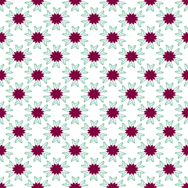 Naadloze Achtergrond Bloemenpatroon Textuur Voor Design Illustratie — Stockfoto