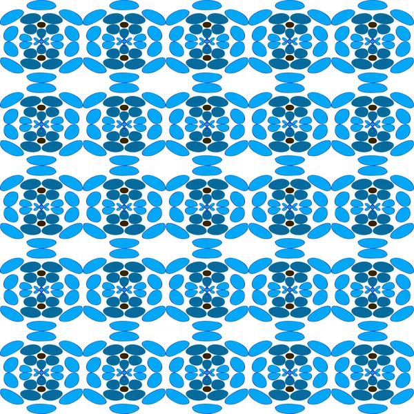 Seamless Background Oval Blob Pattern Texture Design Illustration — стоковое фото