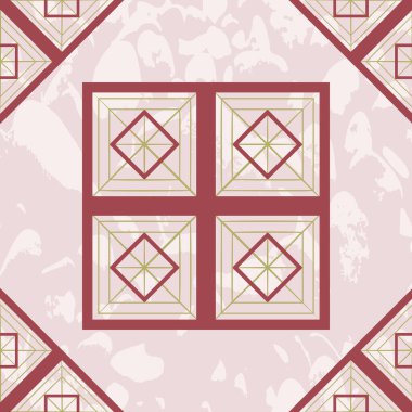 Kusursuz bir arka plan, dört eşkenar dörtgen. Tasarım için doku. Görüntü.