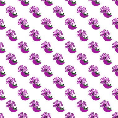 Kusursuz bir arka plan, leylak desenli. Tasarım için doku. Görüntü.