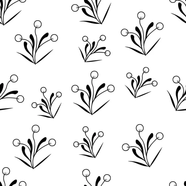 Безшовний Фон Квіткова Гілочка Текстура Дизайну Ілюстрація — стокове фото