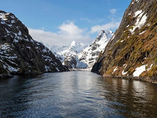 Beautiful Trollfjord in the Lofoten Islands, Norway — Stock Photo, Image