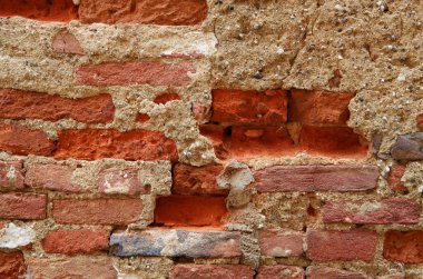 Eski tuğla duvar